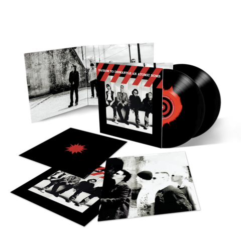 How To Dismantle An Atomic Bomb (20th Anniversary) von U2 - 2LP Black & Red Ink Spot Vinyl (Limited Edition) jetzt im Bravado Store