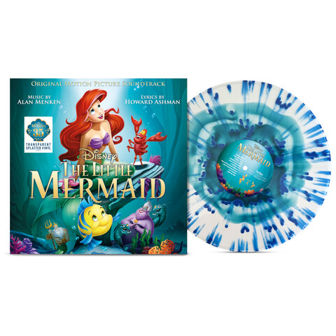 The Little Mermaid (35th Anniversary Edition) von Various Artists - LP - transparent splatter vinyl jetzt im Bravado Store