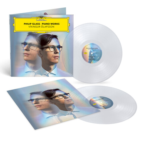 Philipp Glass – Piano Works von Víkingur Ólafsson - 2LP - Coloured Crystal Clear Vinyl jetzt im Bravado Store