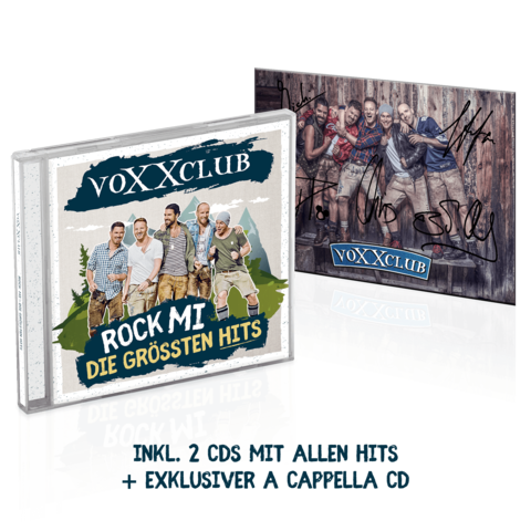 Rock Mi - Die größten Hits (Deluxe Edition + Autogrammkarte) von Voxxclub - CD jetzt im Bravado Store
