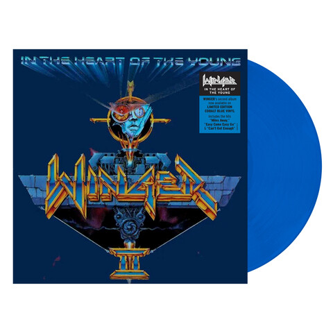 Winger II: In The Heart Of The Young von Winger - LP - Coloured Cobalt Blue Vinyl jetzt im Bravado Store