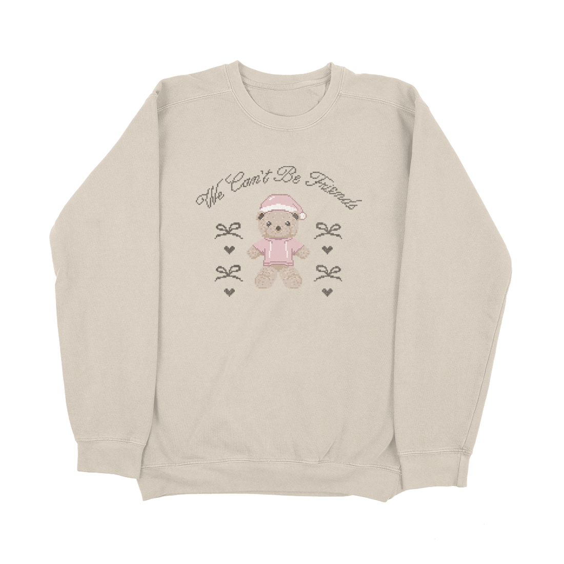 holiday teddy crewneck