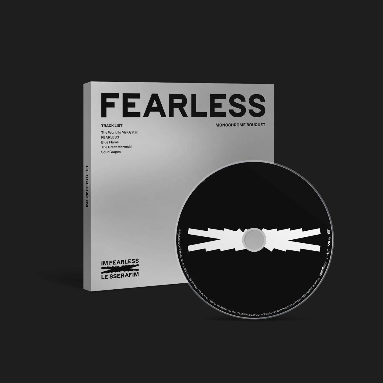 1st Mini Album 'FEARLESS' Monochrome Bouquet Ver.