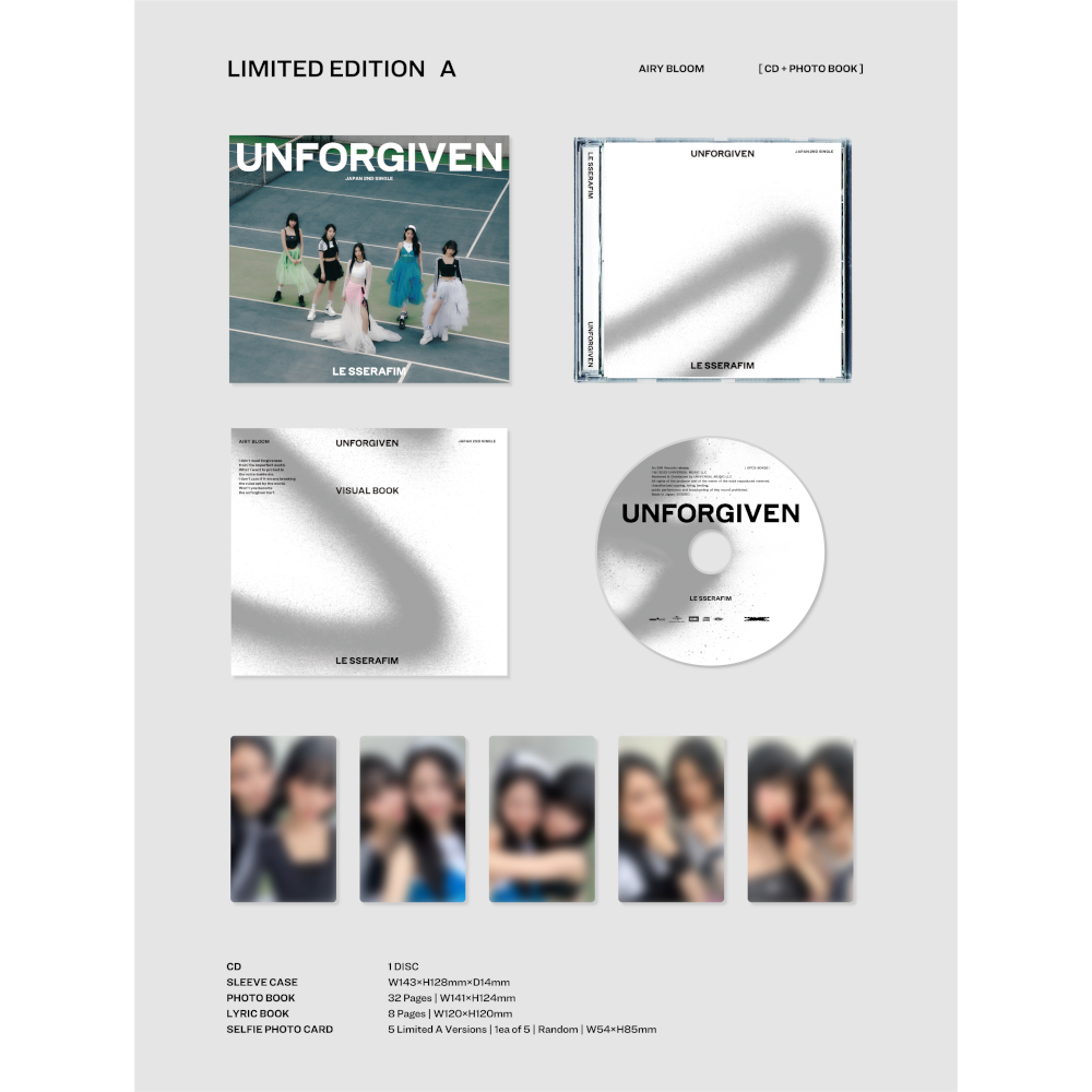 Unforgiven Ltd. Edt. A (Japan Single + Photobook)