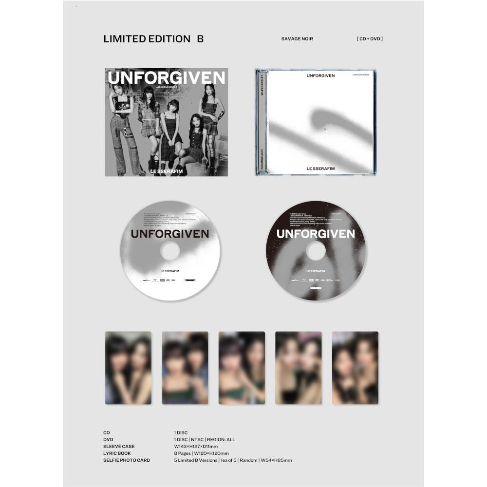 Unforgiven Ltd. Edt. B (Japan Single + DVD)