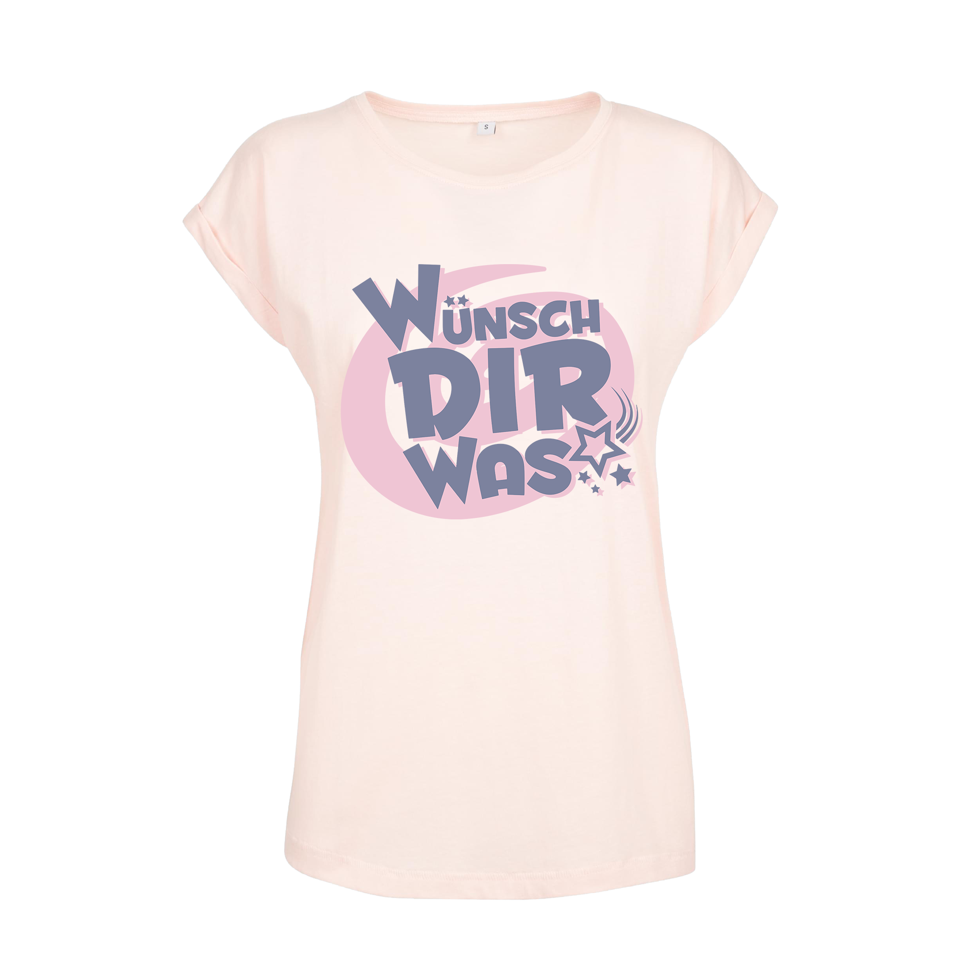 Wünsche  Dir Was - Logo Shirt lightpink