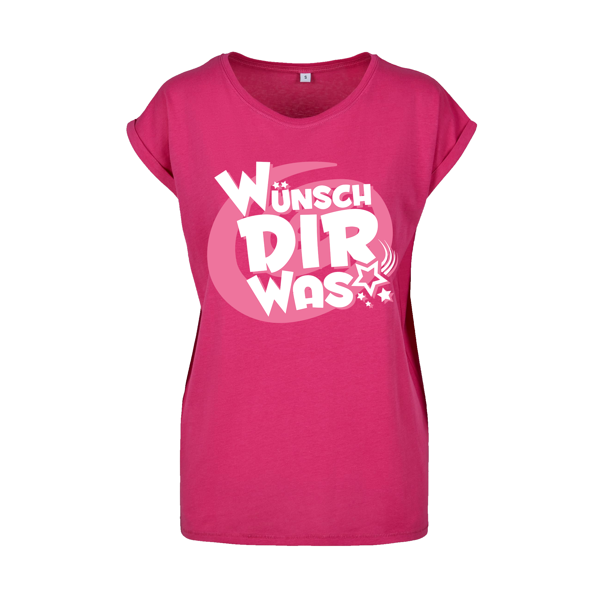 Wünsche  Dir Was - Logo Shirt pink