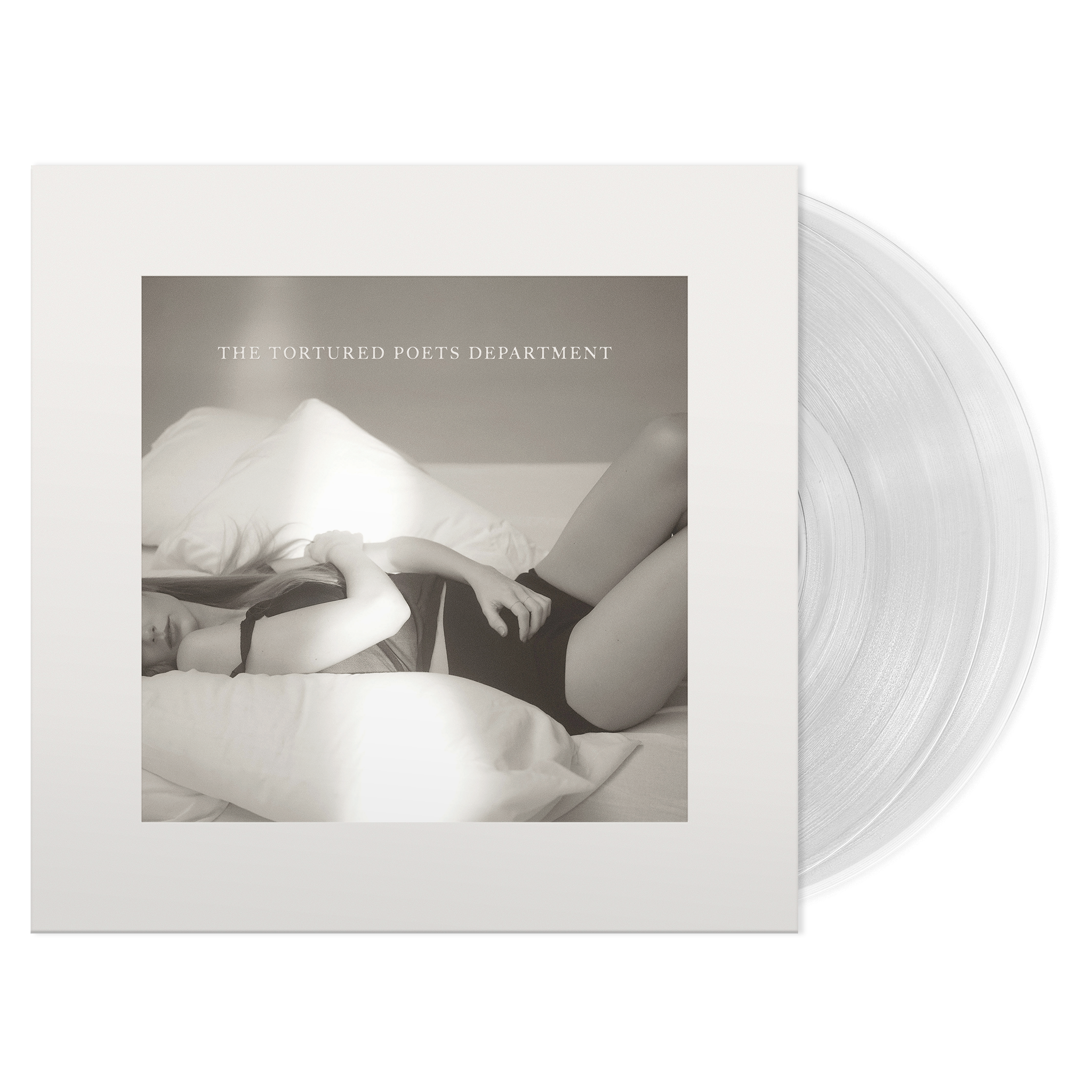 The Tortured Poets Department Phantom Clear Vinyl + Bonus Track “The Manuscript”